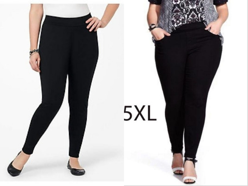phối đồ với quần legging cho người mập