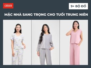 những bộ đồ mặc nhà thanh lịch tuổi trung niên