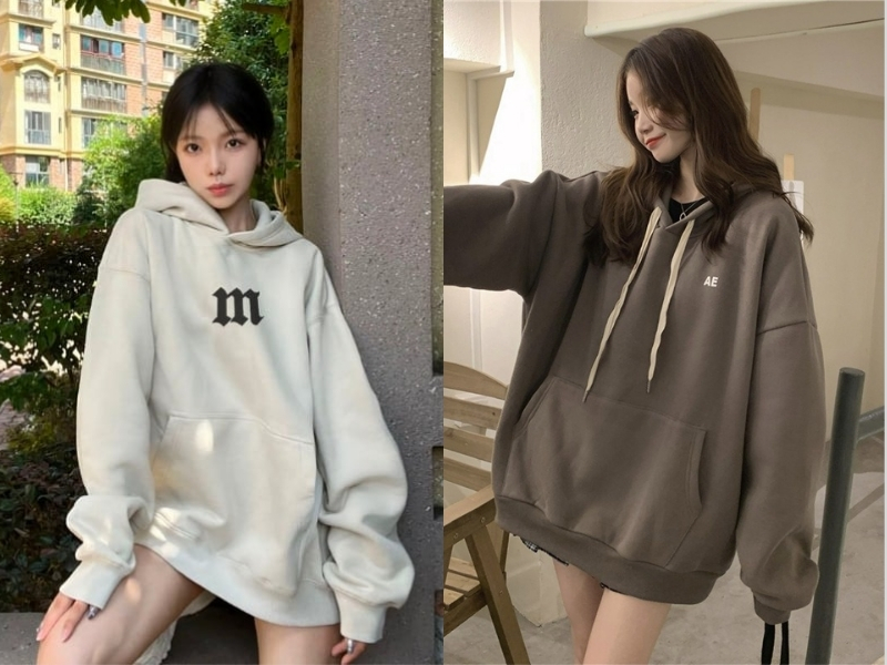 những mẫu áo hoodie nữ đẹp