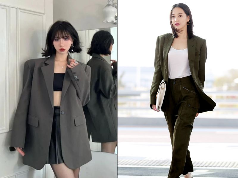 phối đồ layer nữ