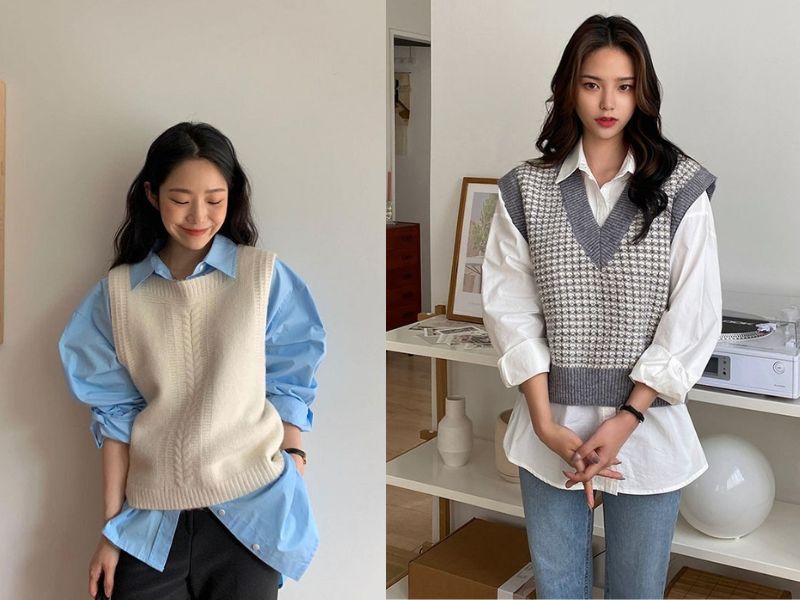 phối đồ layer nữ