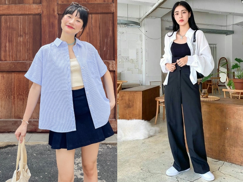 phối áo 2 dây với áo sơ mi phối áo 2 dây với áo sơ mi