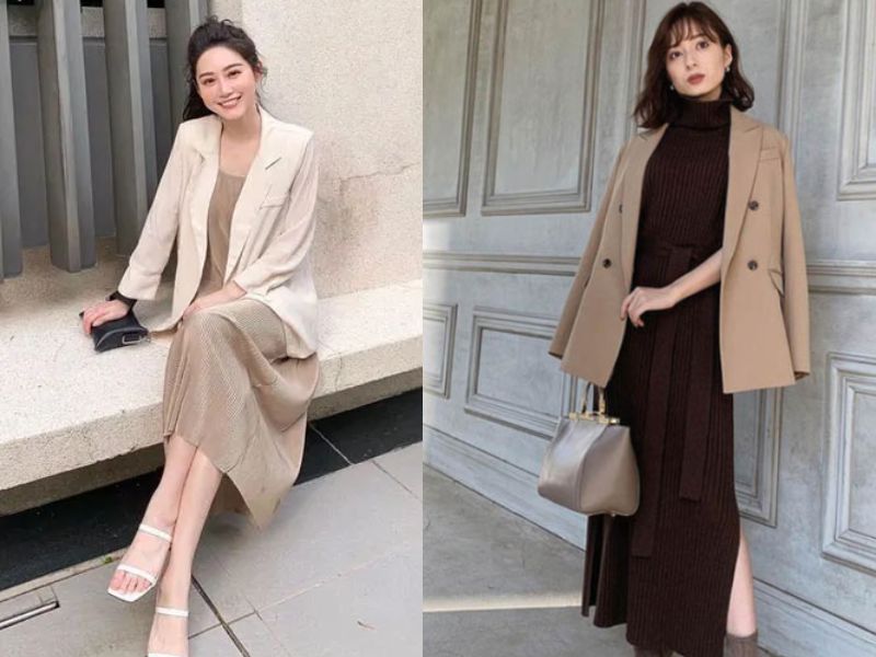 phối đồ layer nữ