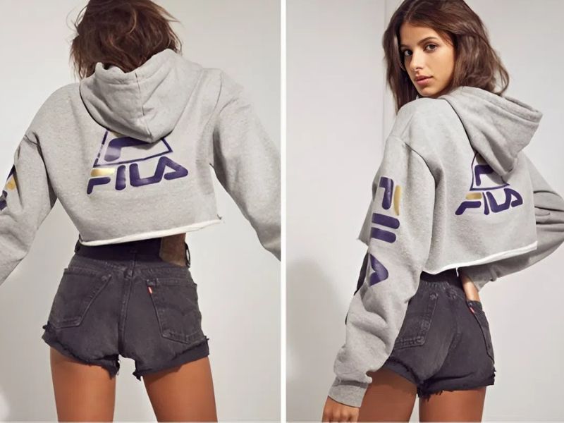 phối áo hoodie cho người lùn