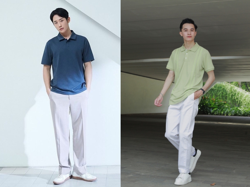 Quần ống suông nam