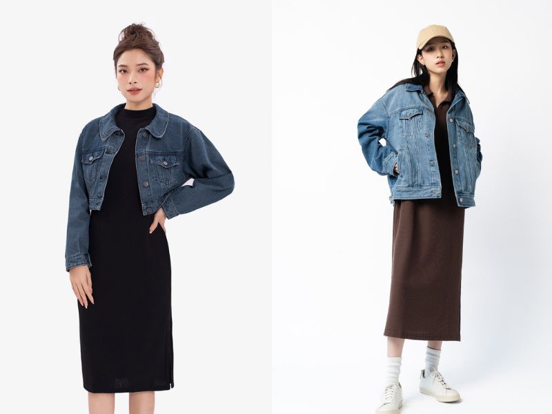 phối đồ layer nữ