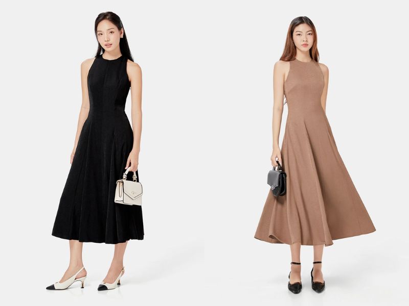 phối đồ đi đám cưới cho nữ lùn