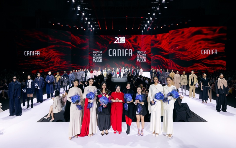 canifa ra mắt bộ sưu tập timeless bonding tại vietnam international fashion week 2025