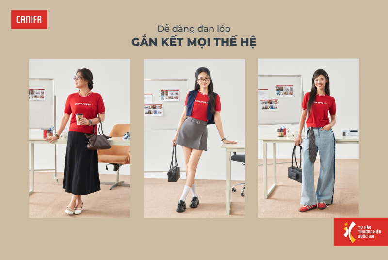 các mẫu áo len nữ xịn xò tại canifa