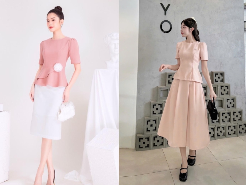 áo peplum áo peplum