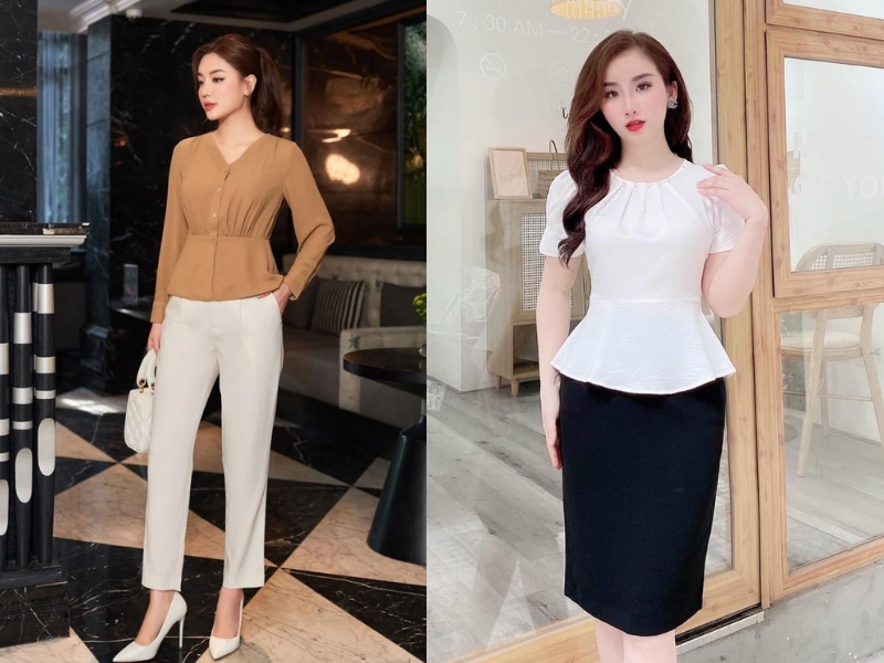 áo peplum áo peplum