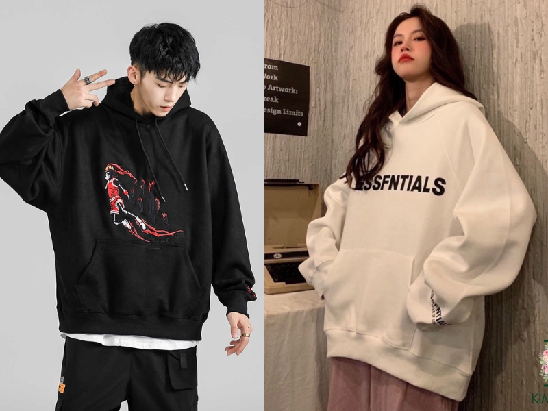 size áo hoodie nữ