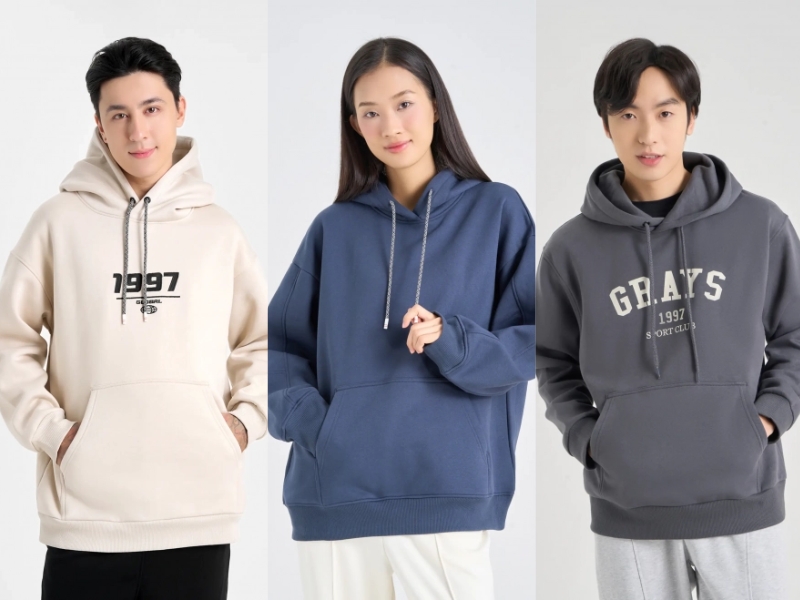 cách chọn size hoodie