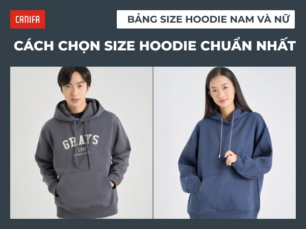 bảng size hoodie