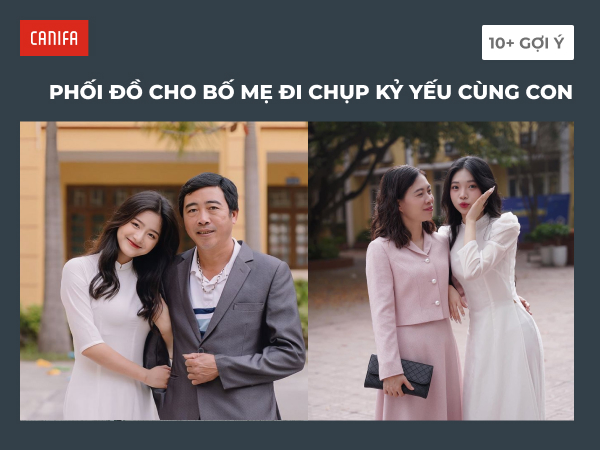 chụp kỷ yếu cùng con mặc gì
