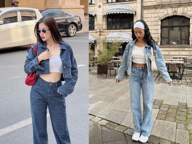 cách phối đồ với áo khoác len croptop cách phối đồ với áo khoác len croptop