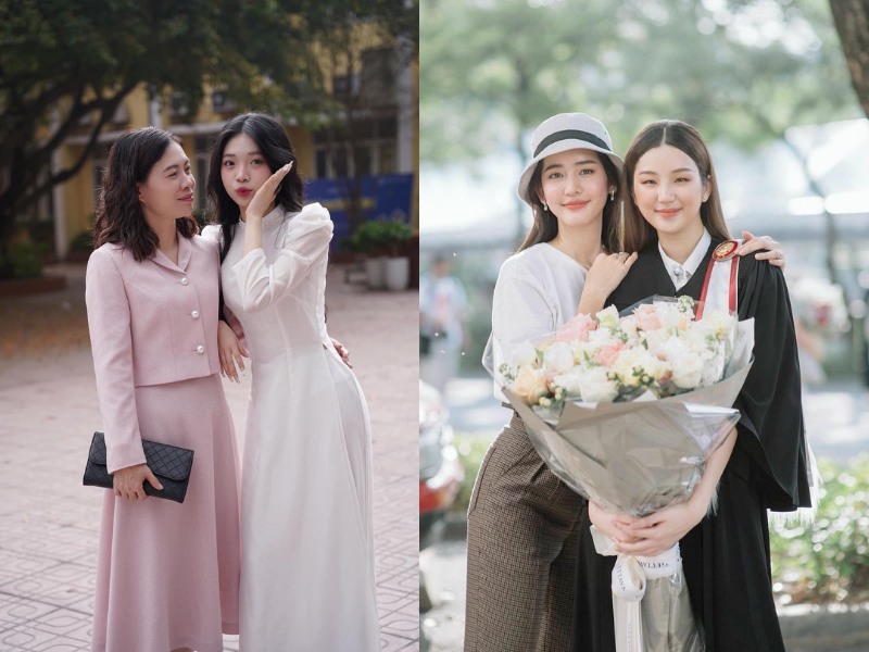 chụp kỷ yếu cùng con mặc gì