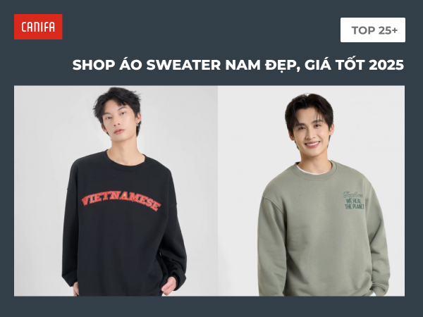 shop áo sweater nam