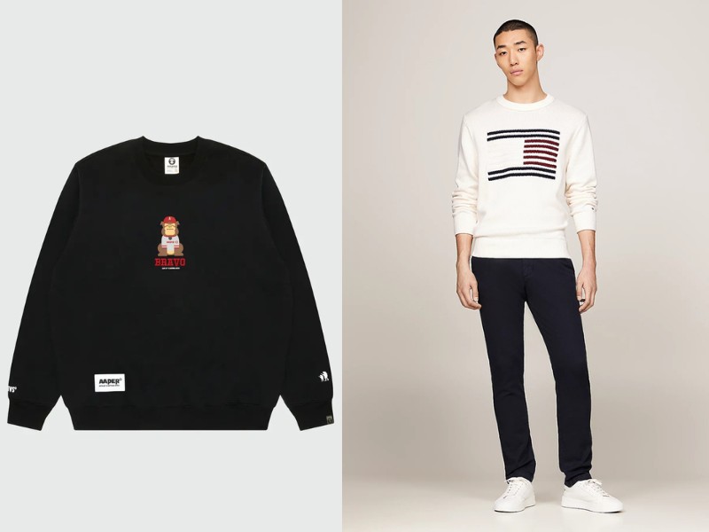 shop áo sweater nam