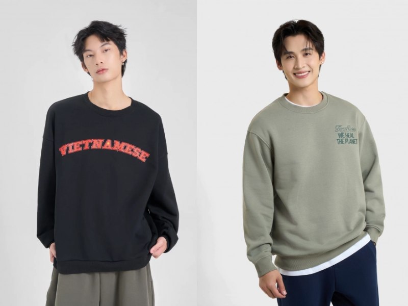 shop áo sweater nam