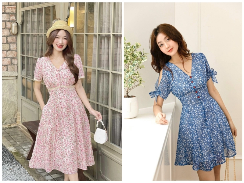 váy hoa nhí dành cho các nàng thơ