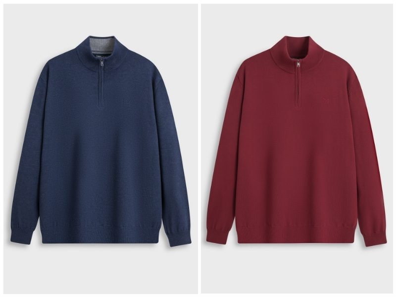 cách chọn size áo len nam