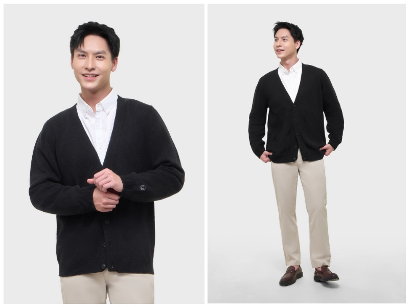 cách chọn size áo len nam