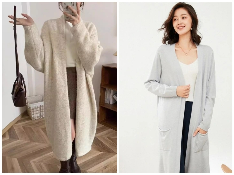 chất liệu cũng là yếu tố quan trọng khi lựa chọn cardigan