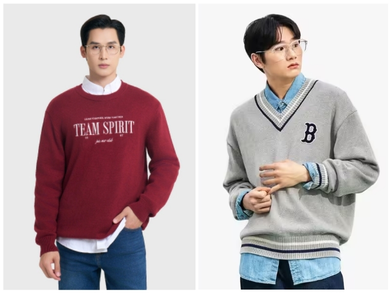 cách phối đồ với áo sweater nam
