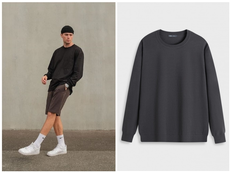 cách phối đồ với áo sweater nam