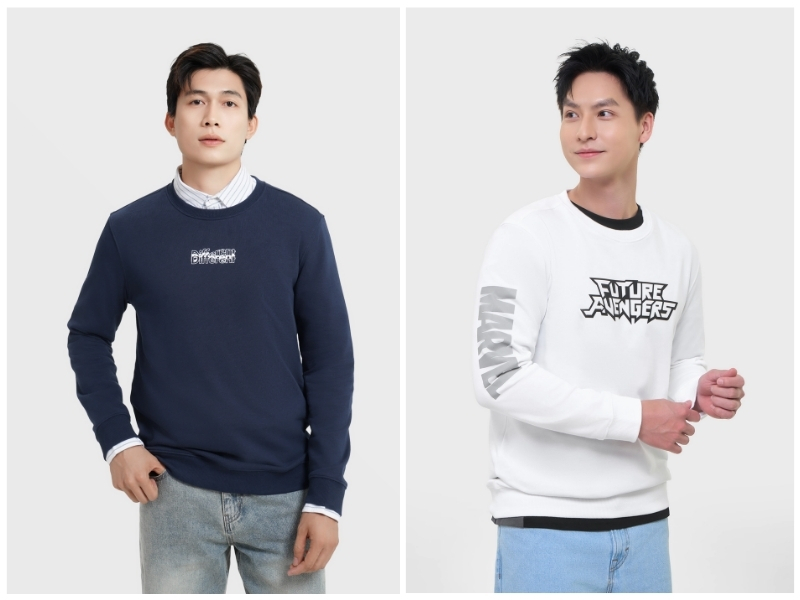 cách phối đồ với áo sweater nam