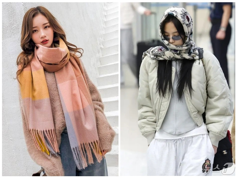 chọn màu khăn len phù hợp