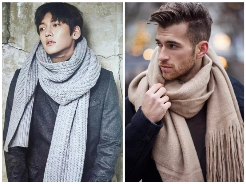 cách quàng khăn len dài