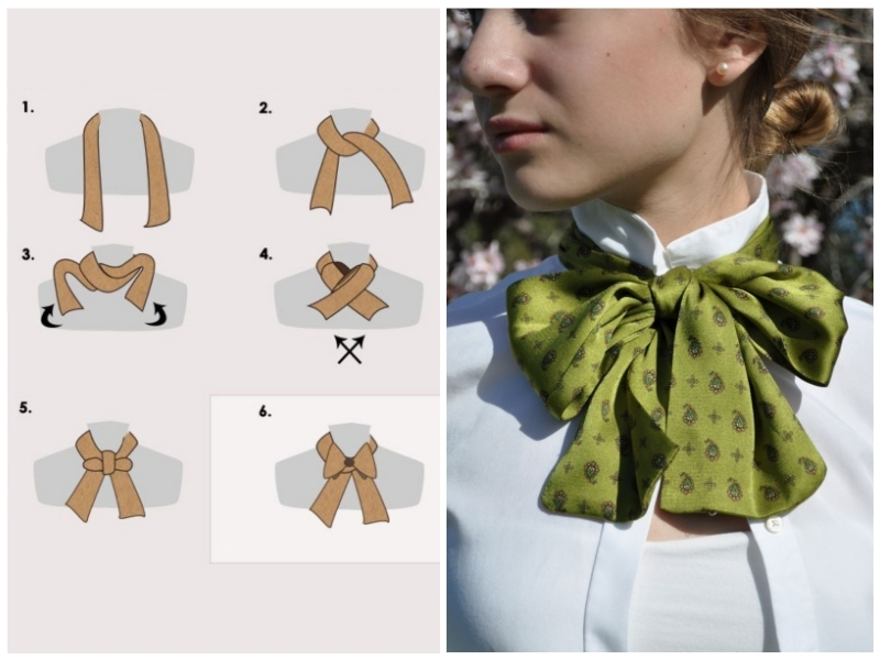 cách quàng khăn len dài