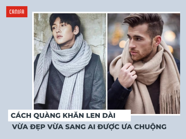 cách quàng khăn len dài