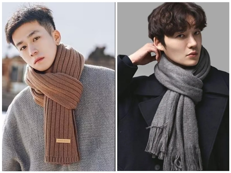 cách quàng khăn len dài