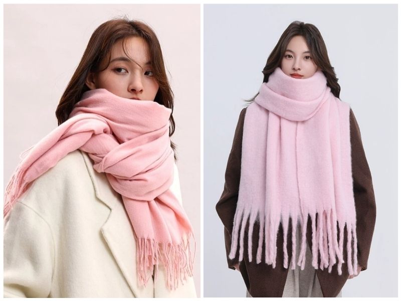 khăn len màu gì dễ phối đồ