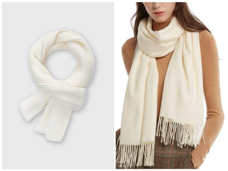 khăn len màu gì dễ phối đồ