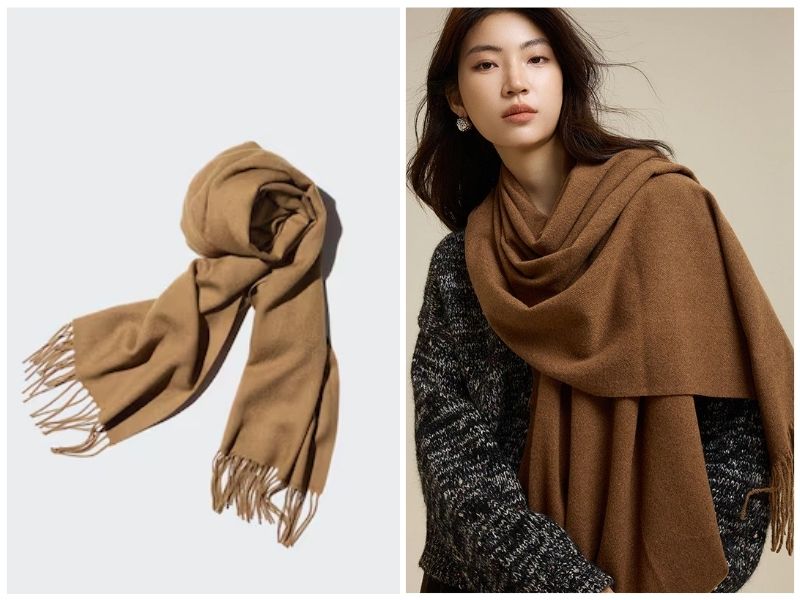 khăn len màu gì dễ phối đồ