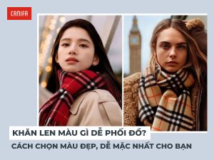 khăn len màu gì dễ phối đồ