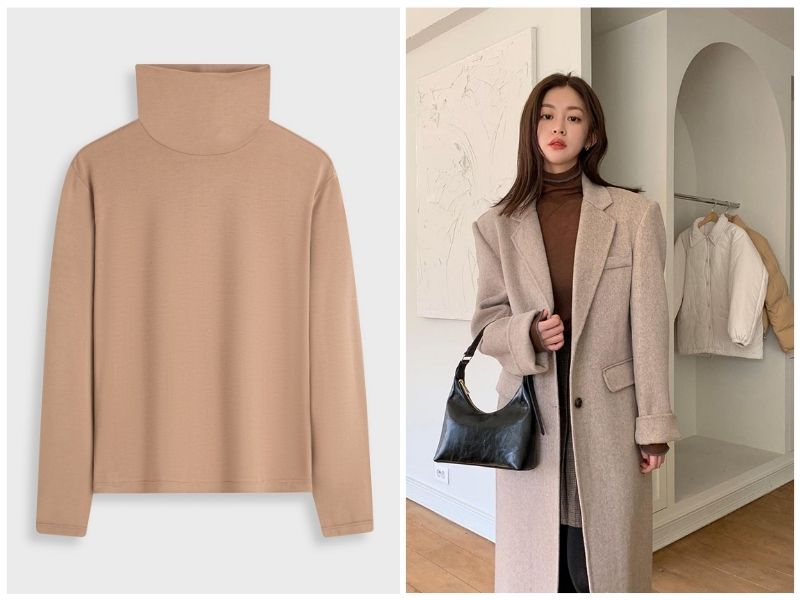 phối đồ với áo sweater nữ