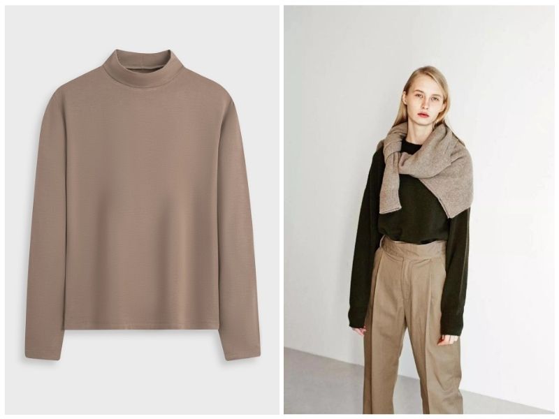 phối đồ với áo sweater nữ