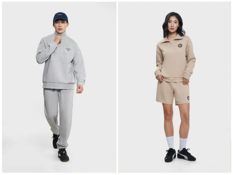 áo nỉ mặc với quần gì