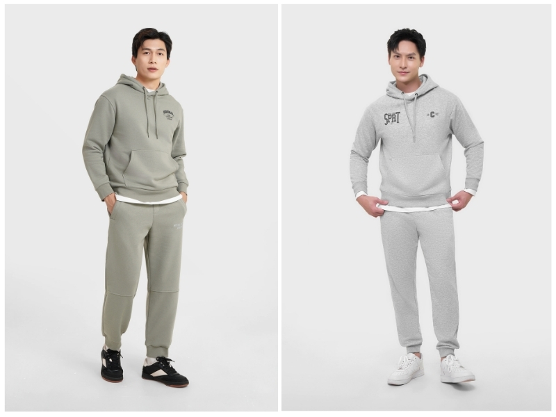 áo nỉ mặc với quần gì