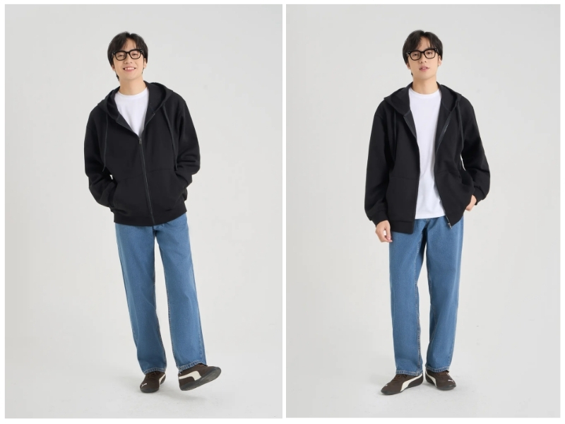 áo nỉ mặc với quần gì