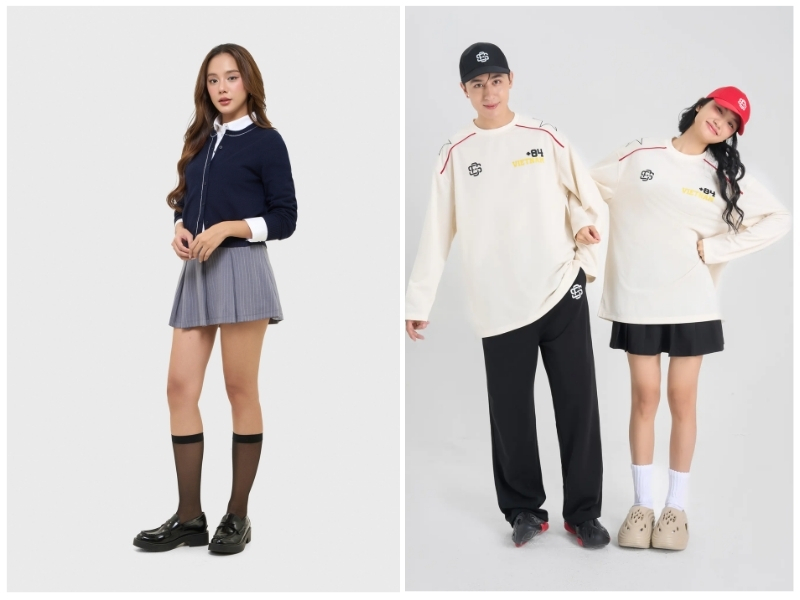 cách phối giày với tất cho nữ