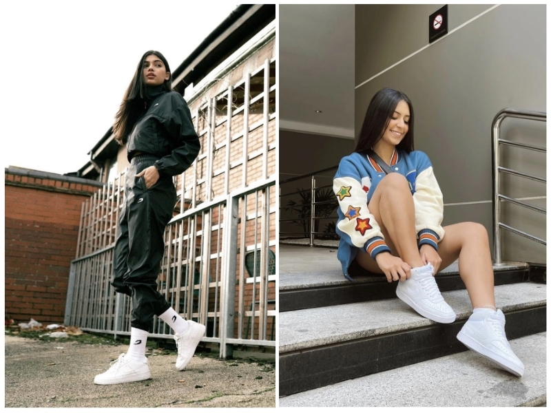 cách phối giày với tất cho nữ