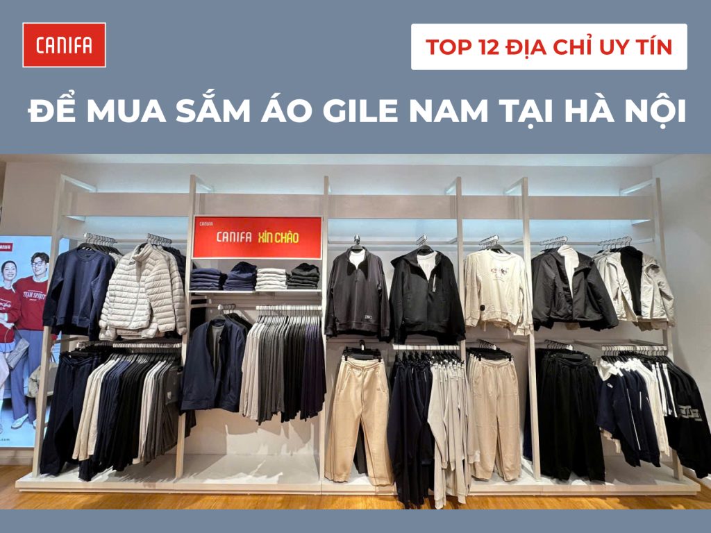 đia chỉ mua sắm áo gile nam ở hà nội