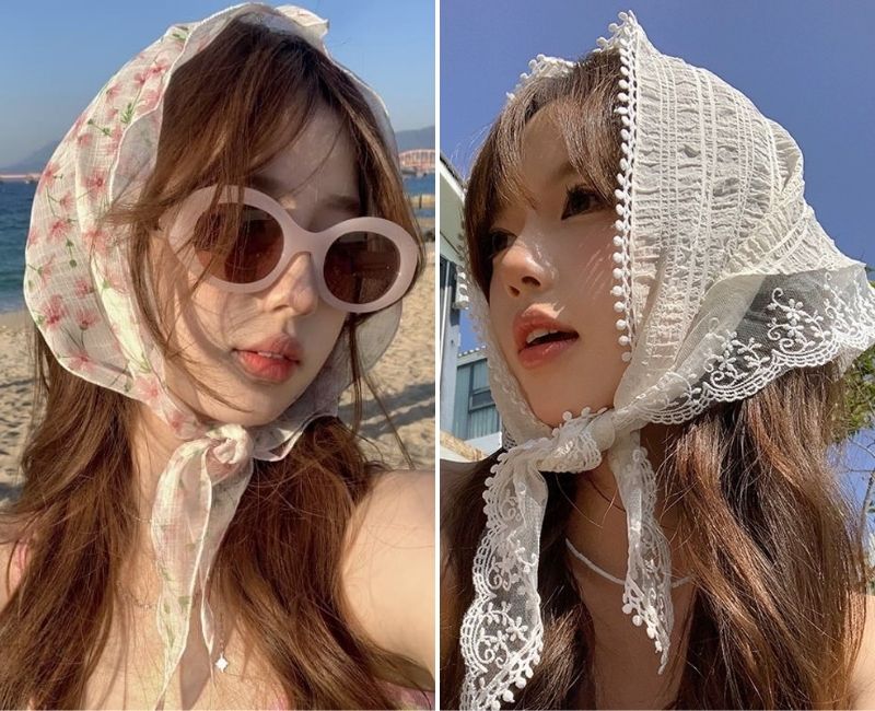 khăn turban đi biển