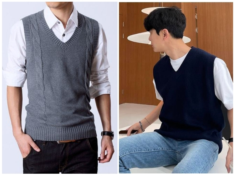 mua áo gile nam ở hà nội